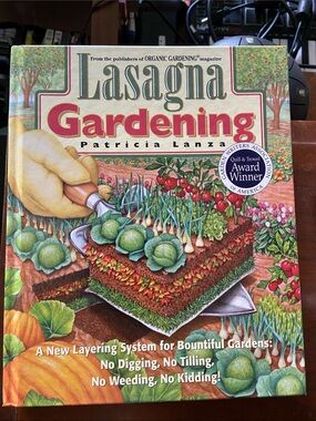 Lasagna Gardening Book garden BOTANICAL floral flower flowers vegetables fruit